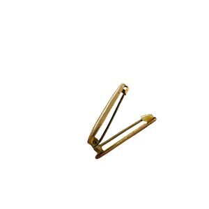 Antique Lingerie Pins Pair Pat Jan 22 1907 Gold Tone Edwardian Dress Clips